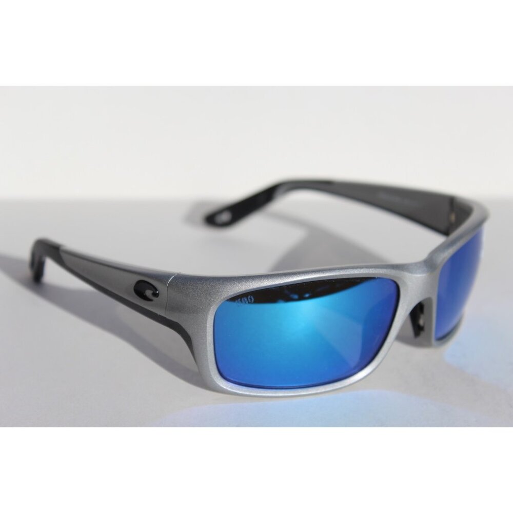 COSTA DEL MAR Jose PRO 580G POLARIZED Sunglasses Silver/Blue Mirror 580 NEW - Picture 3 of 10